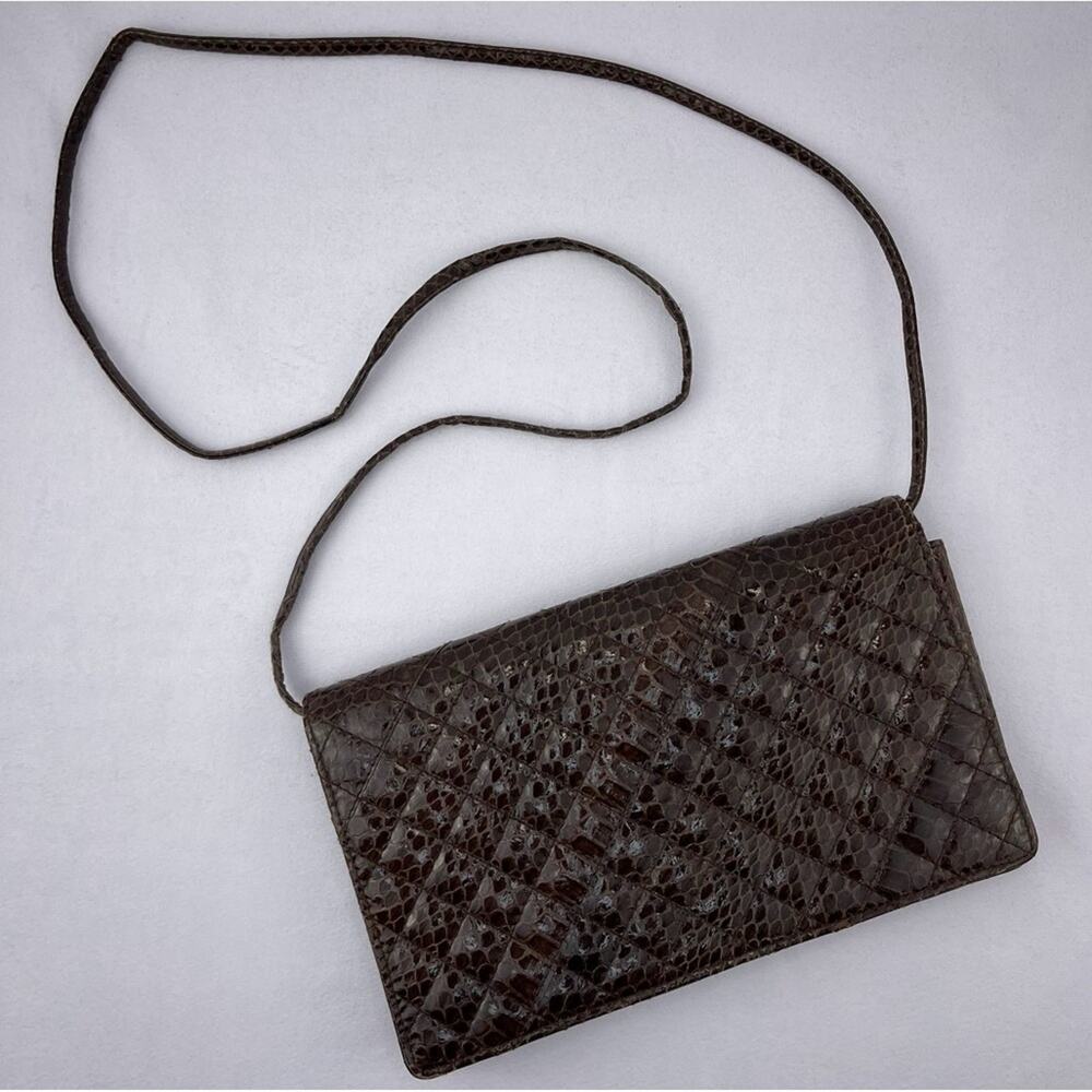 Vintage Saks Fifth Avenue Snakeskin Bag